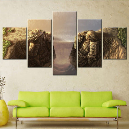 Vallée de la Fin Ingelijste Print - Naruto Shippuden™