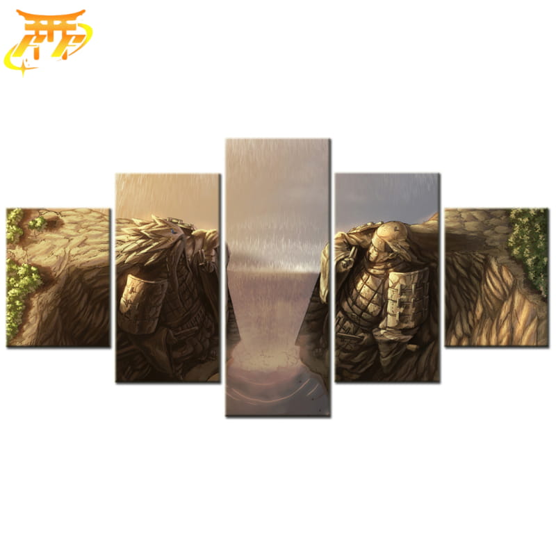 Vallée de la Fin Ingelijste Print - Naruto Shippuden™