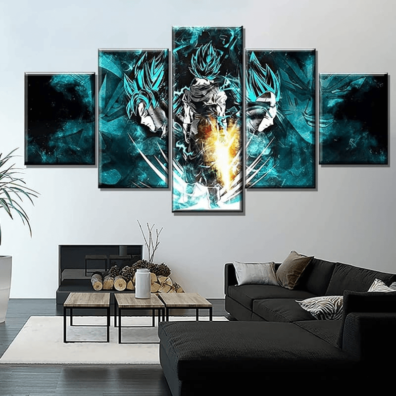 Vegetto SSJ Blue Ingelijste Print - Dragon Ball Z™