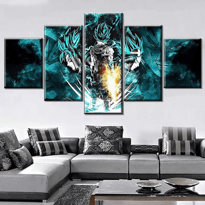 Vegetto SSJ Blue Ingelijste Print - Dragon Ball Z™