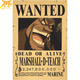 Wanted Barbe Noire Poster - One Piece™
