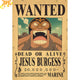 Wanted Burgess Poster - One Piece™