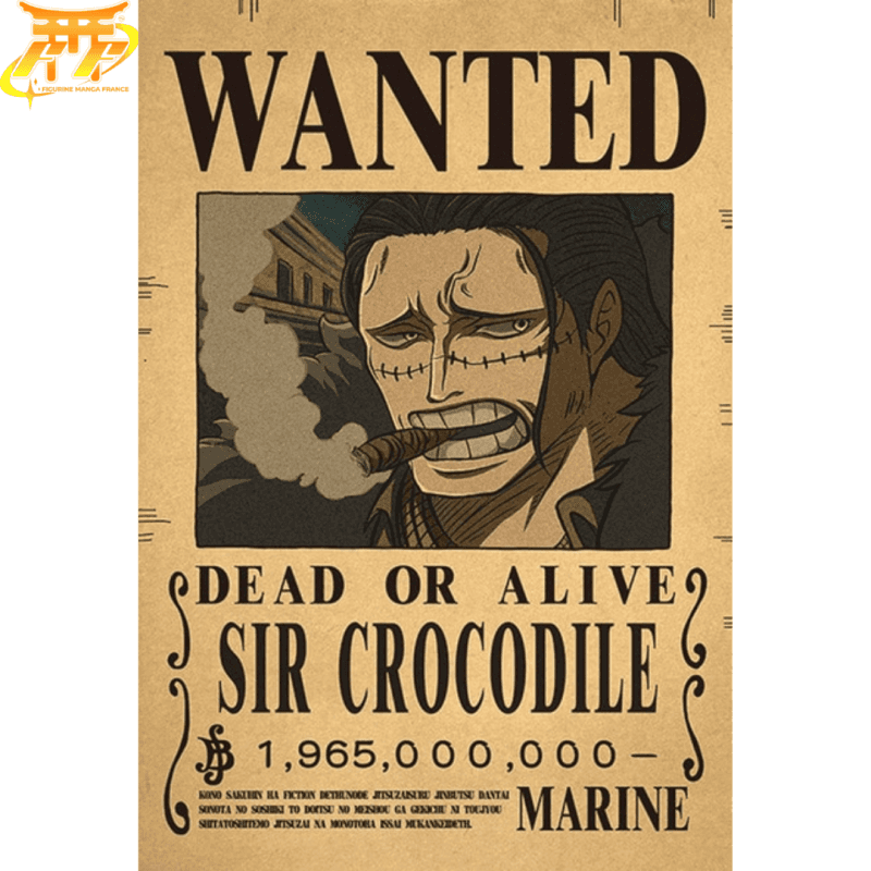 Wanted Crocodile Poster - One Piece™