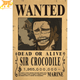 Wanted Crocodile Poster - One Piece™