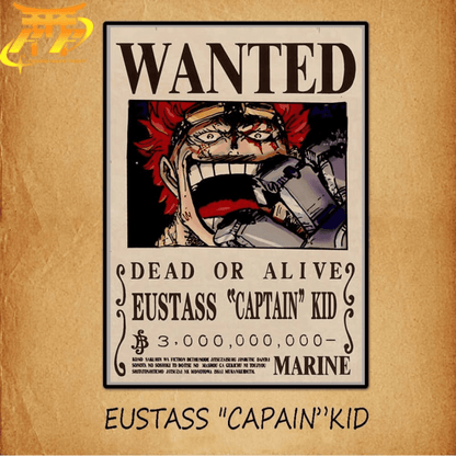 Wanted Eustass "Captain Kid" Poster - One Piece™