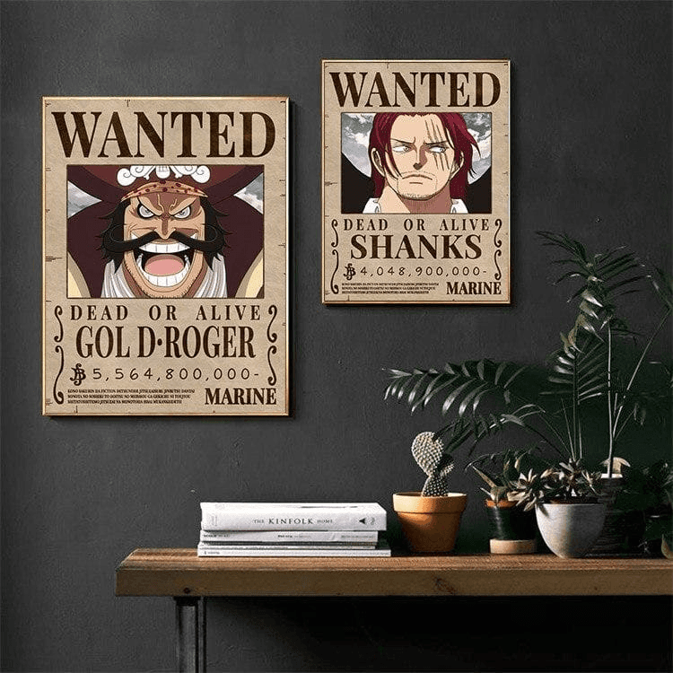 Wanted Gol D. Roger Poster - One Piece™