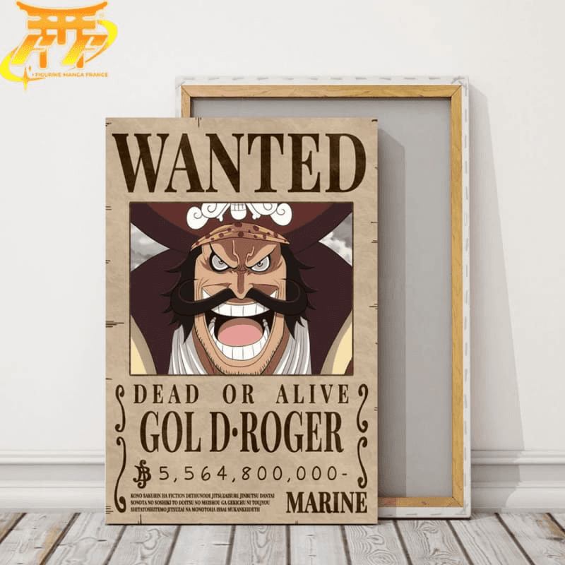Wanted Gol D. Roger Poster - One Piece™