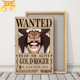 Wanted Gol D. Roger Poster - One Piece™