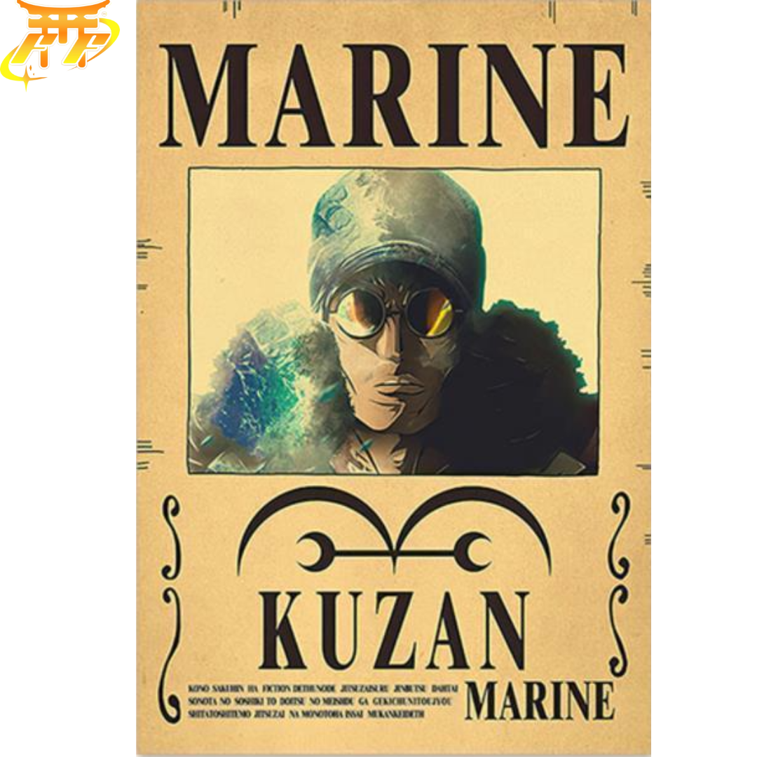 Wanted Kuzan Poster - One Piece™