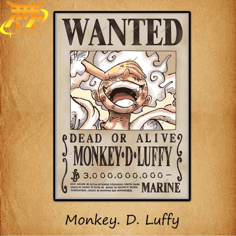 Wanted Luffy "Yonko" Poster - One Piece™