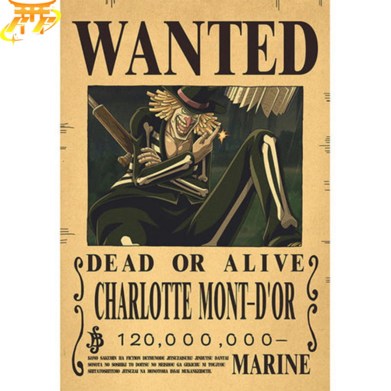 Wanted Mont d'Or Poster - One Piece™