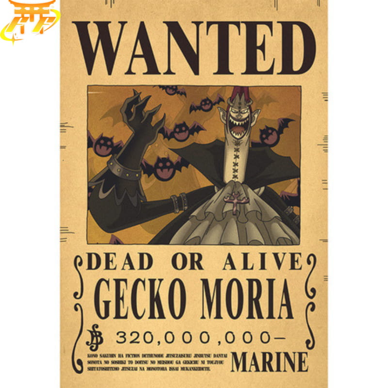 Wanted Moria Poster - One Piece™