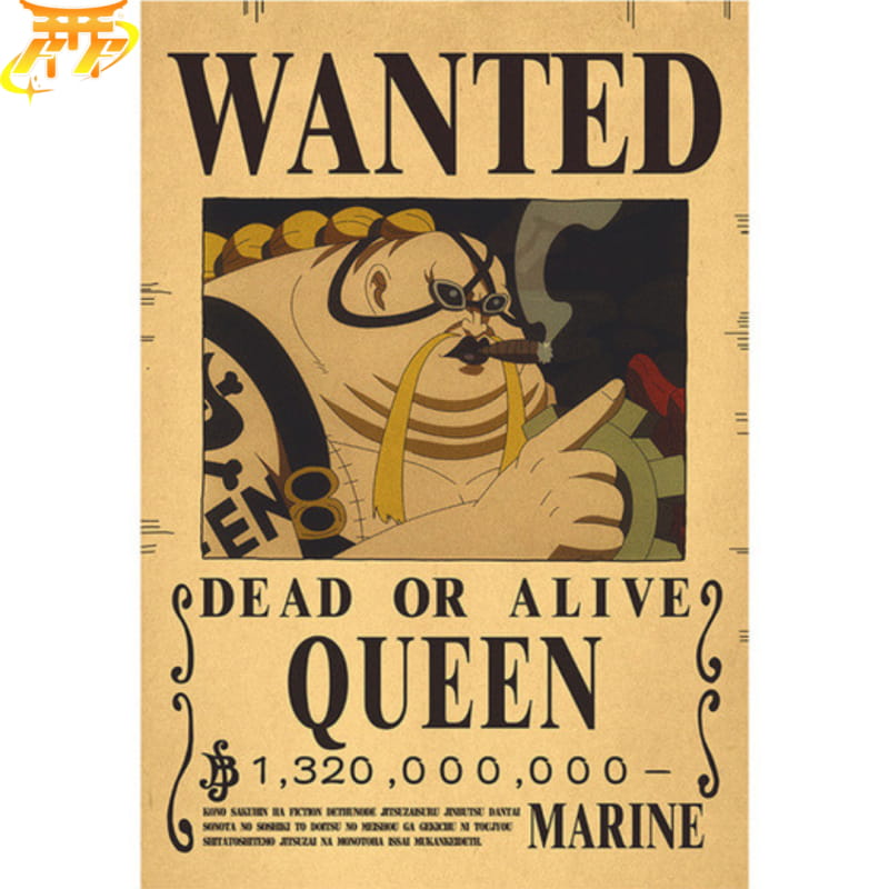 Wanted Queen Poster - One Piece™
