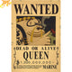 Wanted Queen Poster - One Piece™