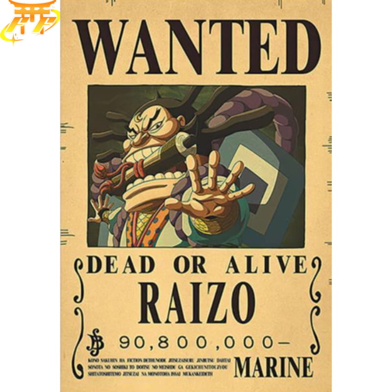Wanted Raizo Poster - One Piece™