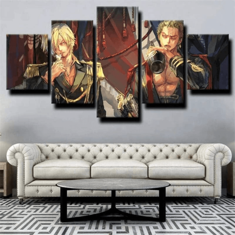 Zoro et Sanji Ingelijste Print - One Piece™
